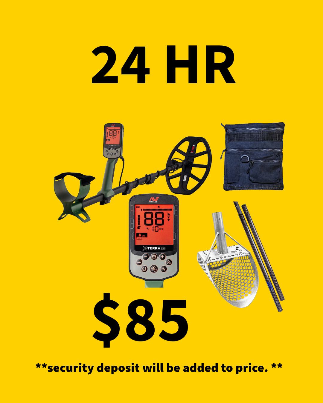 Metal Detector Rental 24HR